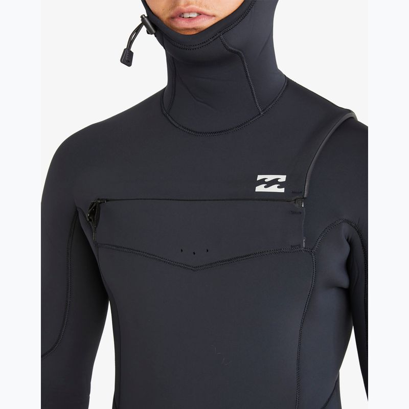 Гідрокостюм чоловічий Billabong 5/4 мм Absolute Natural Chest Zip Hooded black 8