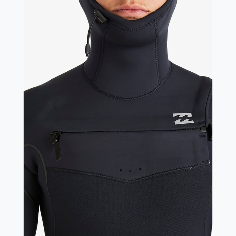 Гідрокостюм чоловічий Billabong 6/5 мм Furnace Natural Chest Zip Hooded black 7