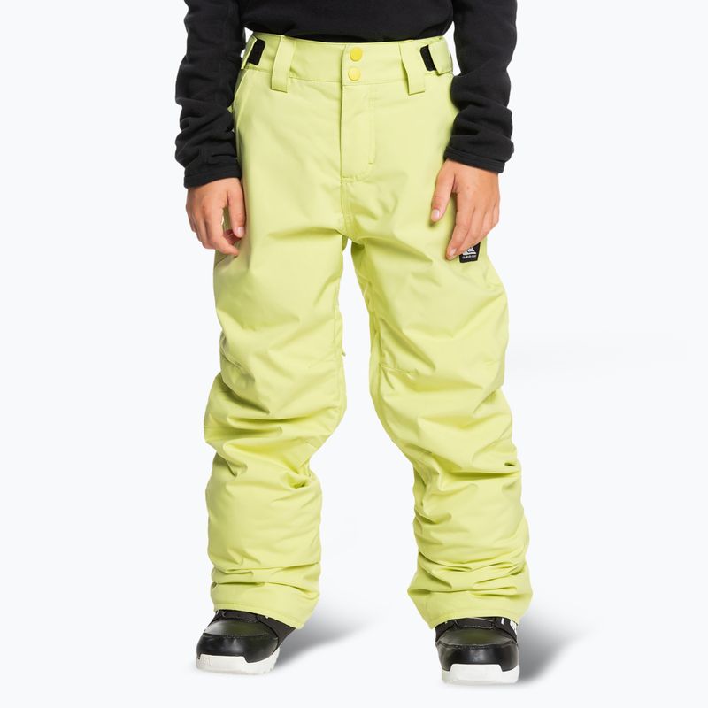 Штани сноубордичні дитячі Quiksilver Estate celery green