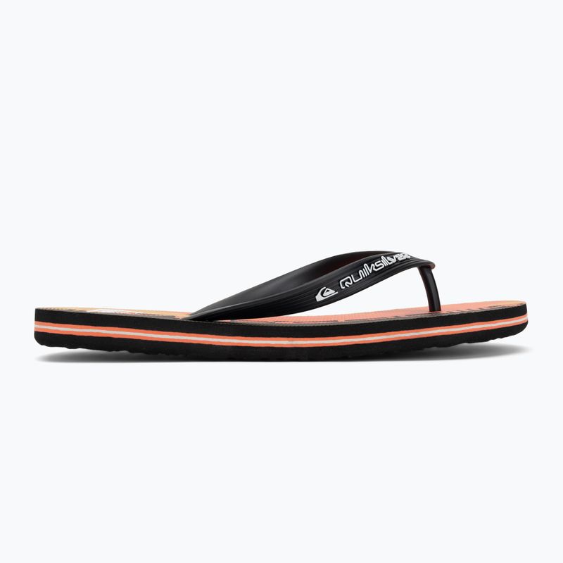 В'єтнамки чоловічі Quiksilver Molokai Art 25 fiery coral wordblock 2