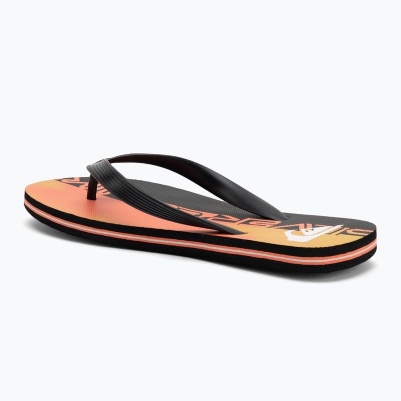 В'єтнамки чоловічі Quiksilver Molokai Art 25 fiery coral wordblock 3