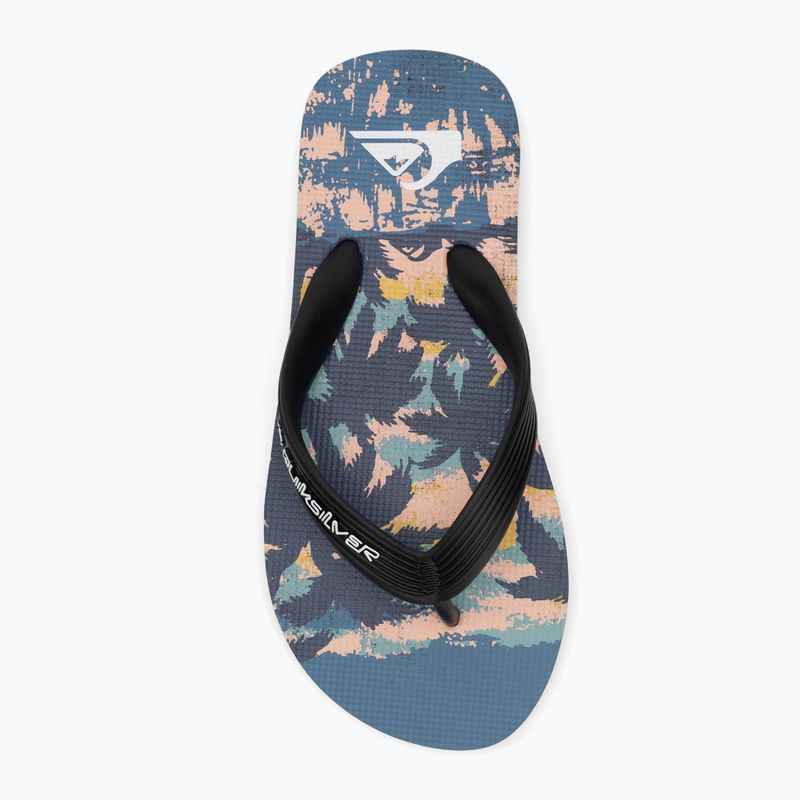 В'єтнамки дитячі Quiksilver Molokai Art 25 Youth fiery coronet blue tropicamo 5