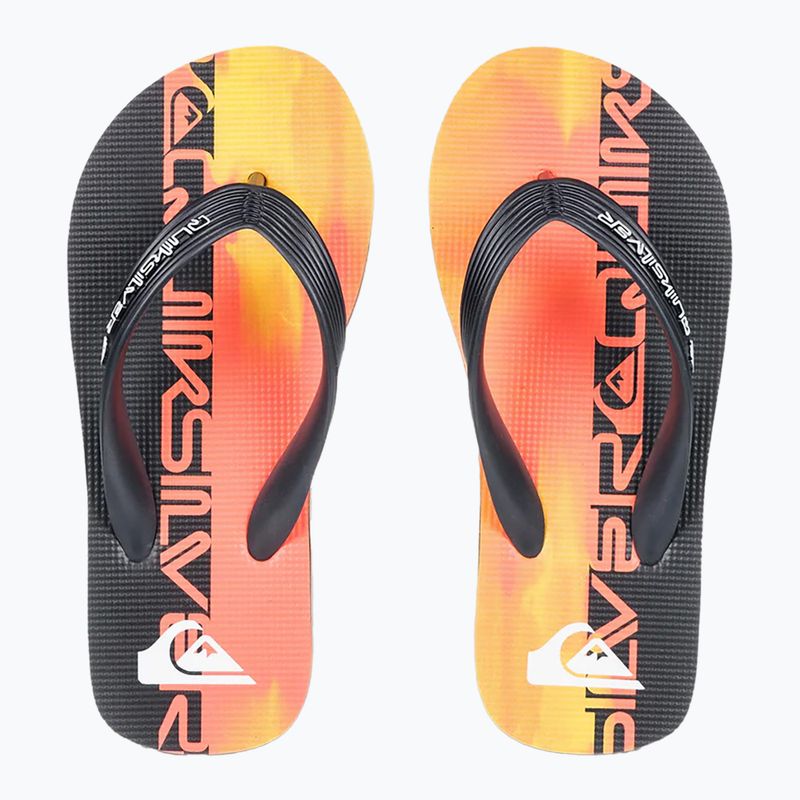 В'єтнамки дитячі Quiksilver Molokai Art 25 Youth fiery coral wordblock 2