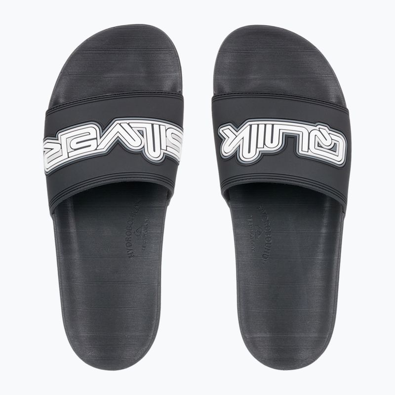 Чоловічі шльопанці Quiksilver Rivi Wordmark Slide II чорні 5 2