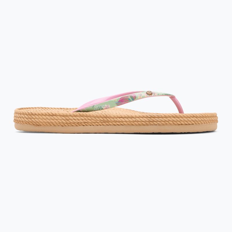 В'єтнамки жіночі ROXY South Beach III green/pink 2