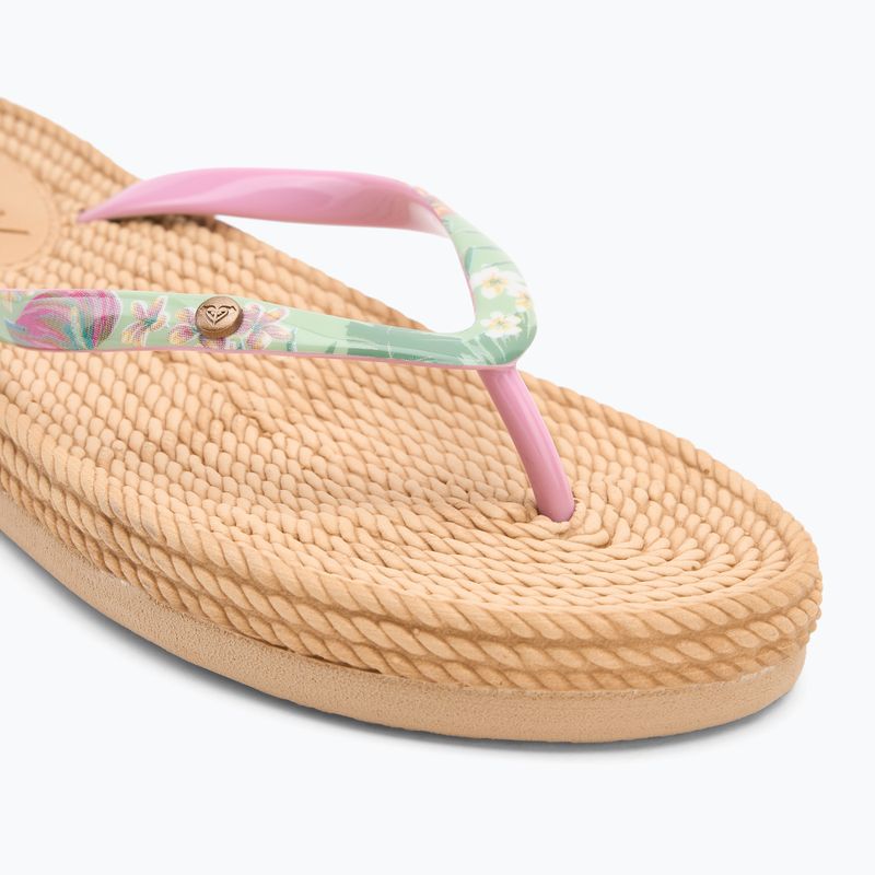 В'єтнамки жіночі ROXY South Beach III green/pink 7