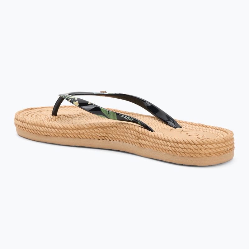 В'єтнамки жіночі ROXY South Beach III black print 3