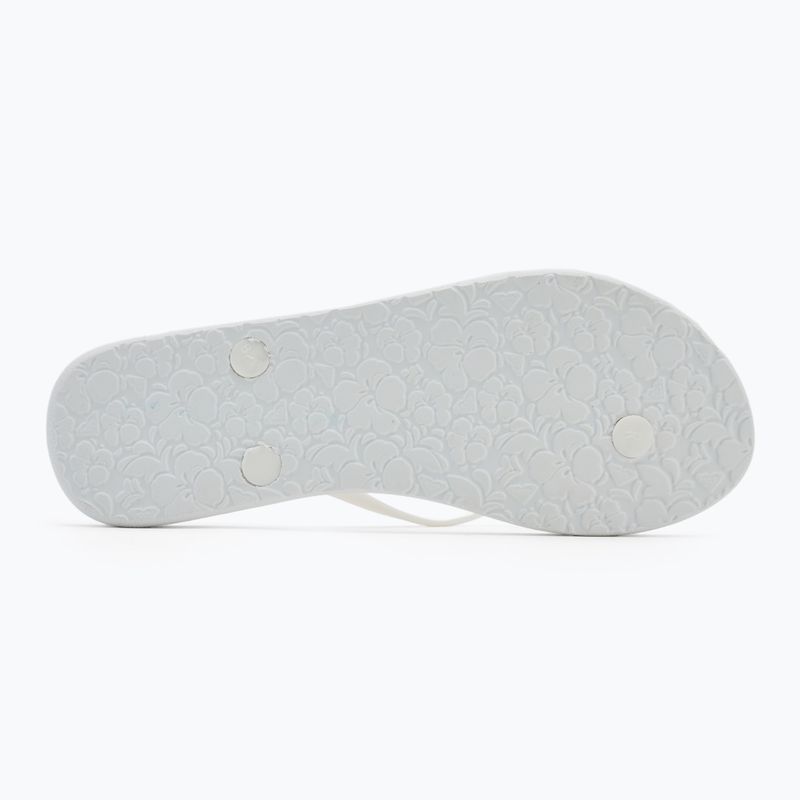 В'єтнамки жіночі ROXY Sandy III white/rainbow monogram 4