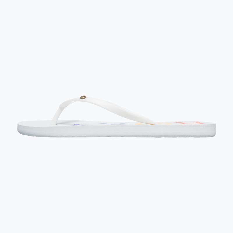 В'єтнамки жіночі ROXY Sandy III white/rainbow monogram 9