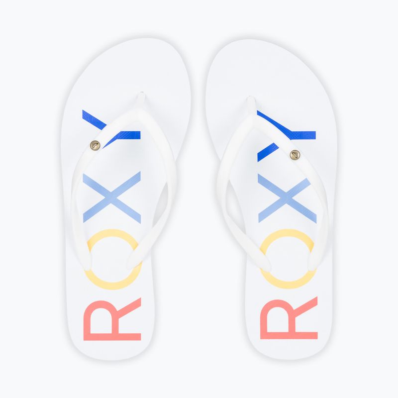 В'єтнамки жіночі ROXY Sandy III white/rainbow monogram 11