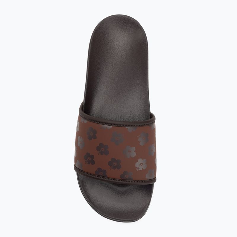 Шльопанці жіночі ROXY Slippy IV brown combo 5