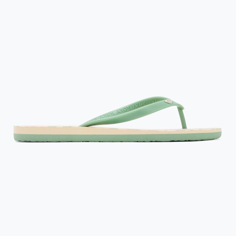 В'єтнамки жіночі ROXY Tahiti VII green/pink 2