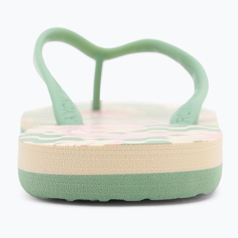 В'єтнамки жіночі ROXY Tahiti VII green/pink 6