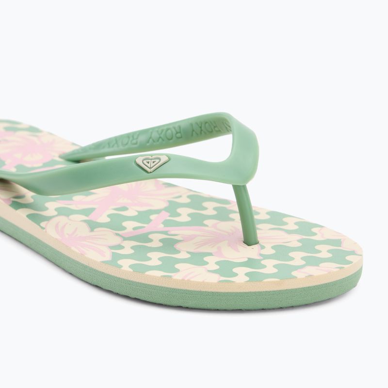 В'єтнамки жіночі ROXY Tahiti VII green/pink 7