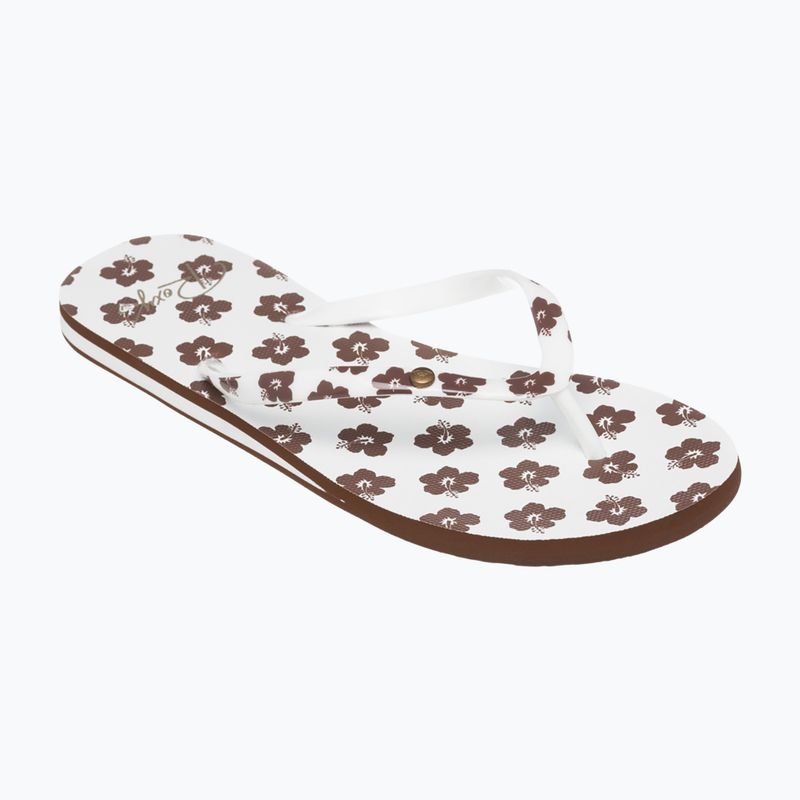 В'єтнамки жіночі ROXY Portofino III dc light brown/white