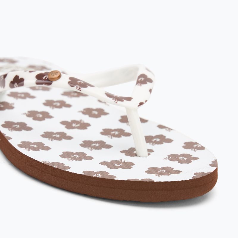 В'єтнамки жіночі ROXY Portofino III dc light brown/white 7