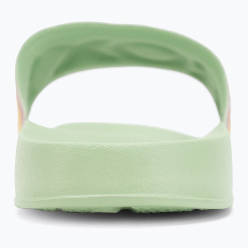 Шльопанці жіночі ROXY Slippy II green stripe 6