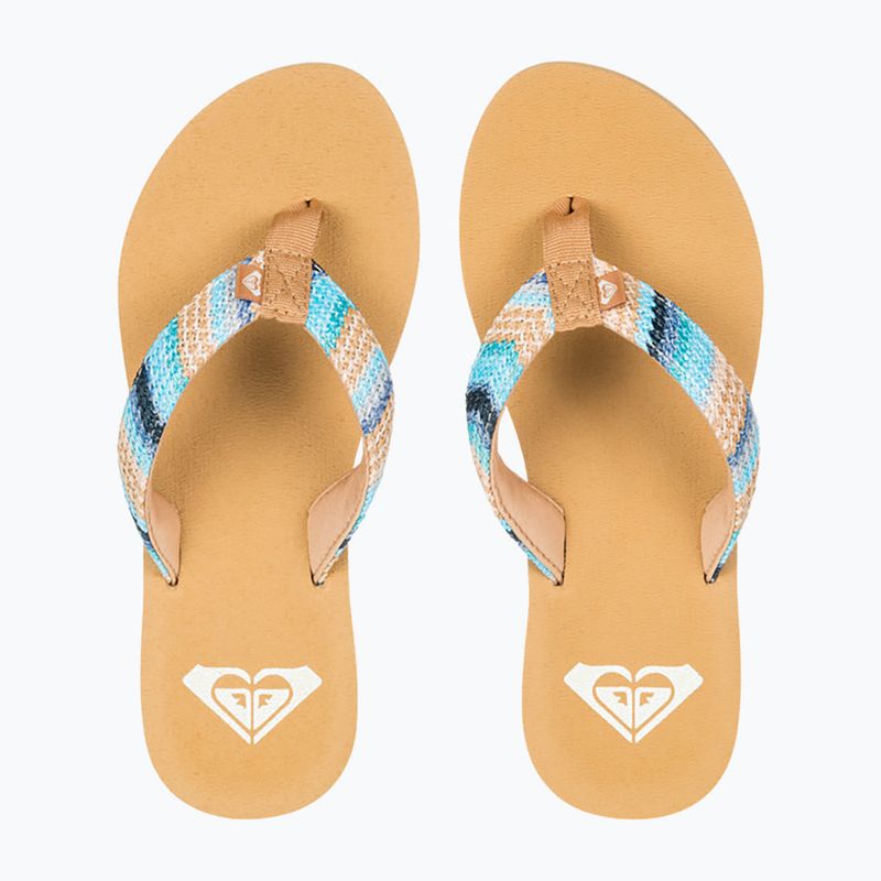 В'єтнамки жіночі ROXY Porto Raffia II blue depths 2