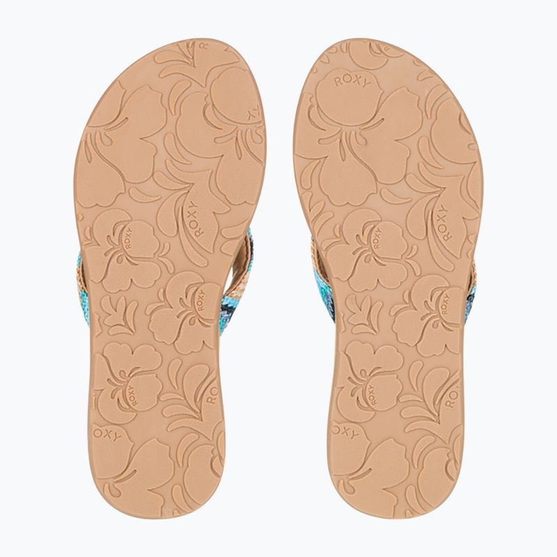 В'єтнамки жіночі ROXY Porto Raffia II blue depths 3