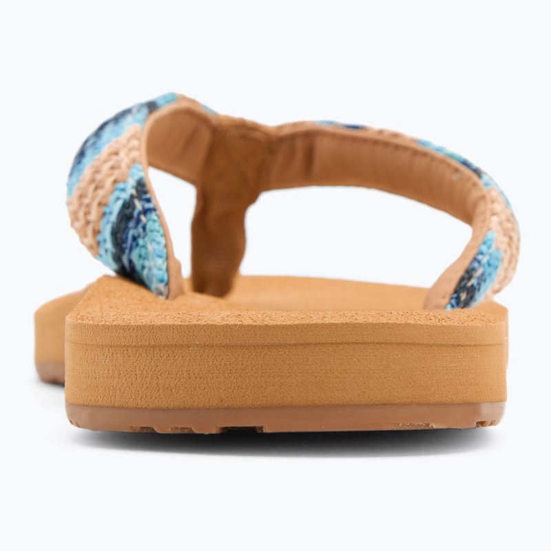 В'єтнамки жіночі ROXY Porto Raffia II blue depths 6