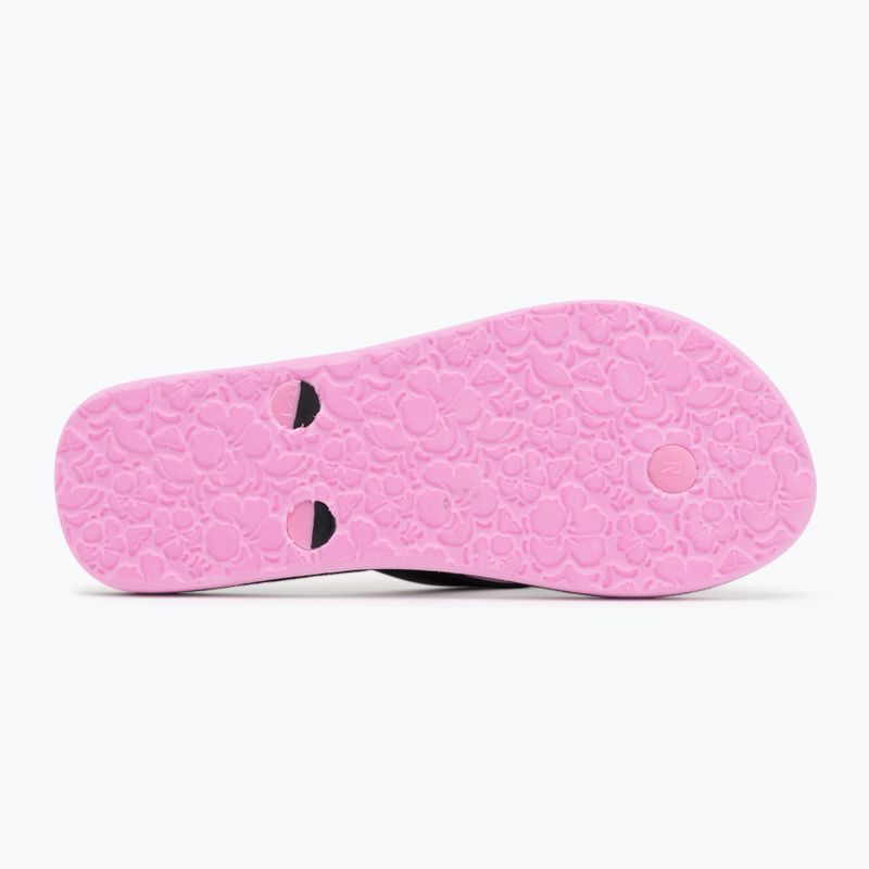 В'єтнамки дитячі ROXY Tahiti VII black/pink stencil 4