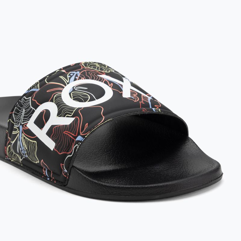 Шльопанці жіночі ROXY Slippy II black multi camo 7