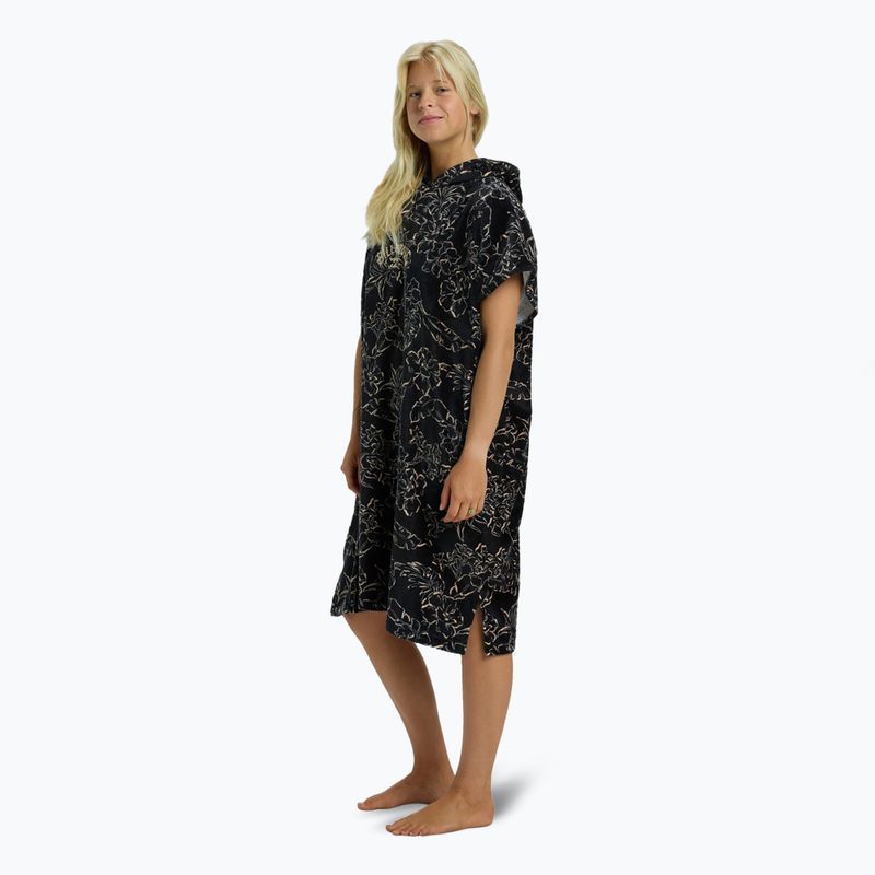Жіноче пончо для плавання Billabong Hooded Towel чорний камінчик 3