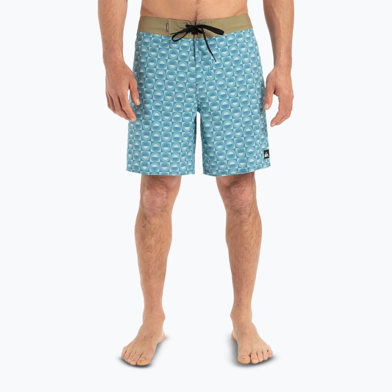 Шорти для плавання чоловічі Quiksilver Surfsilk Straight Leg 18" florever aquifer 3