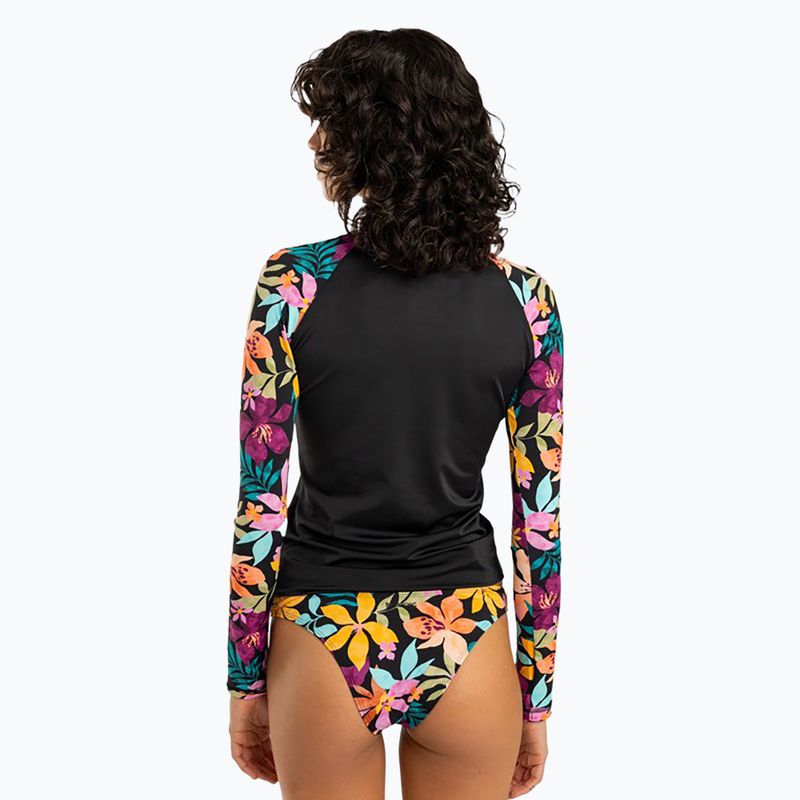 Лонгслів для плавання жіночий Billabong Surf Capsule night tropical 3