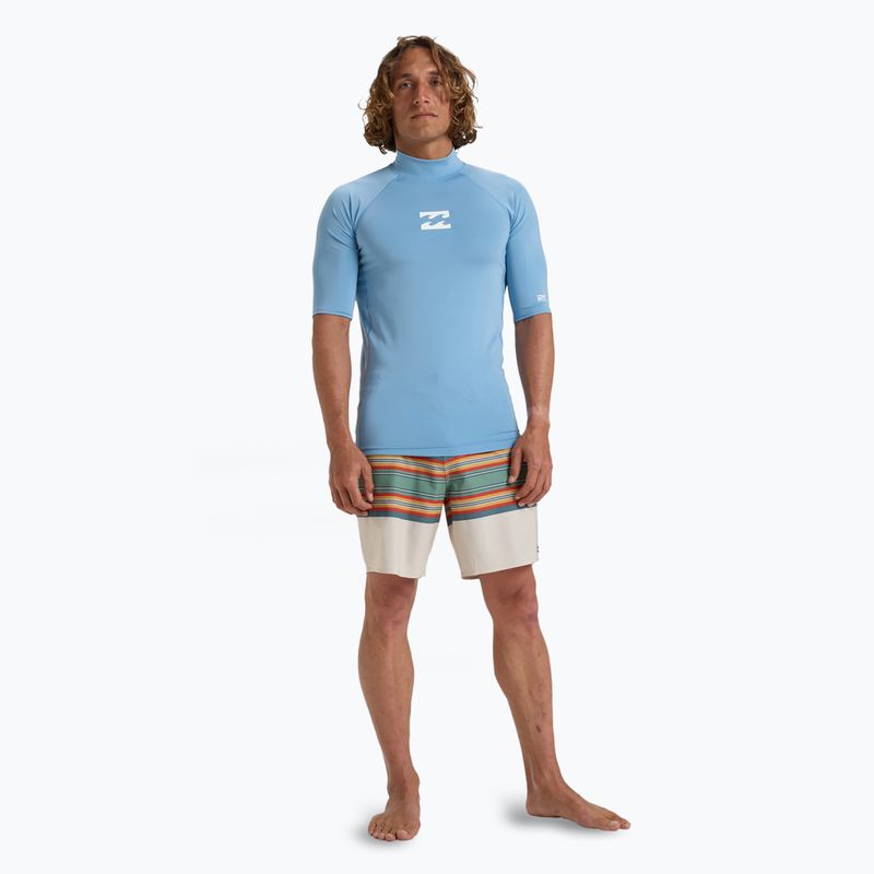 Футболка для плавання чоловіча Billabong Waves All Day sky blue 2