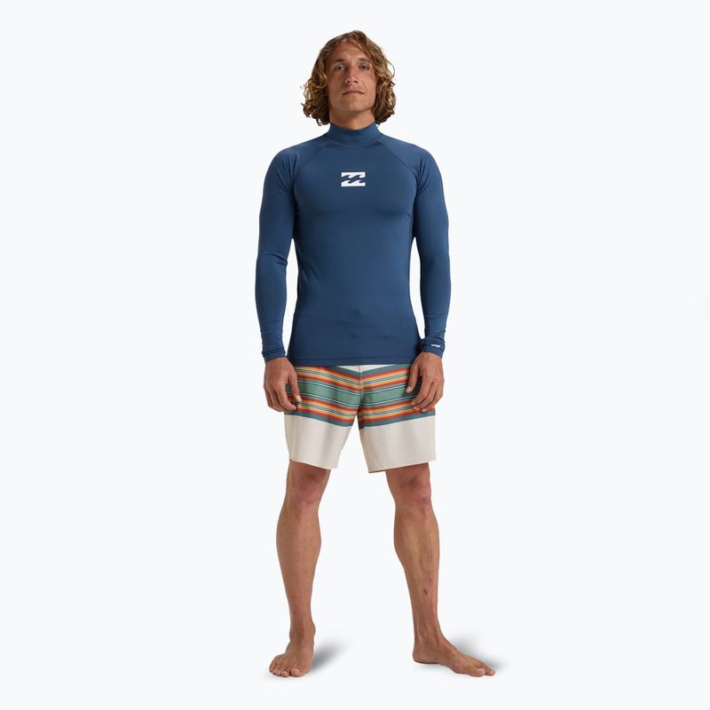 Лонгслів для плавання чоловічий Billabong Waves All Day midnight 2