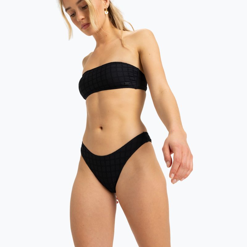 Купальник роздільний жіночий ROXY Bandeau Cheeky anthracite 2
