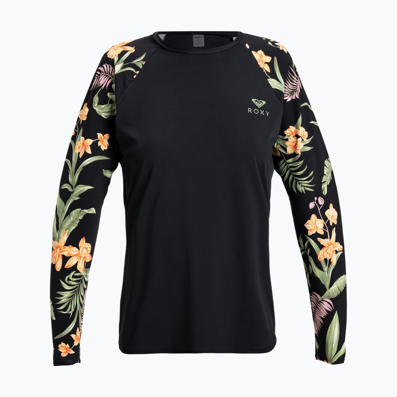 Лонгслів для плавання жіночий ROXY Lycra anthracite island escape 5