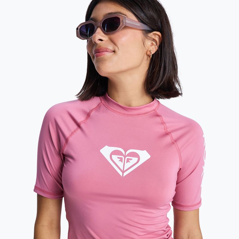 Футболка для плавання жіноча ROXY Whole Hearted heather rose 5