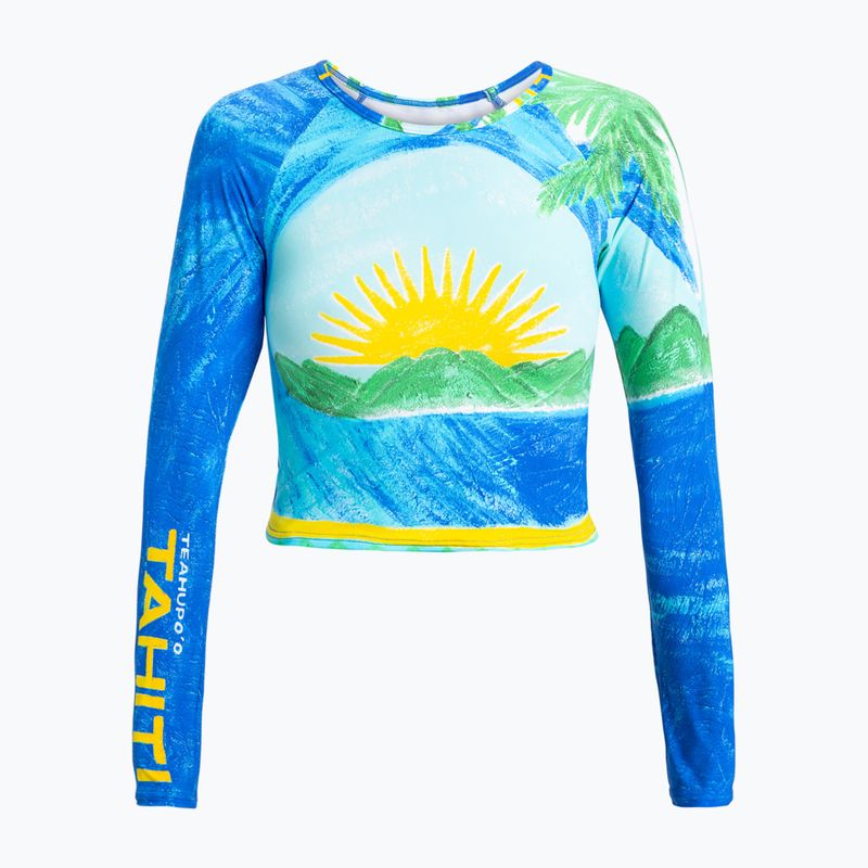 Лонгслів для плавання жіночий ROXY Atlas Crop Top skyway 5