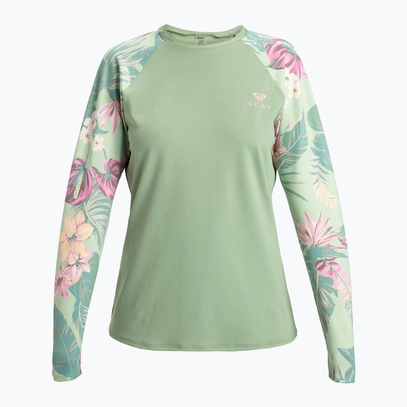 Лонгслів для плавання жіночий ROXY Into The Sun foam green coastal breeze
