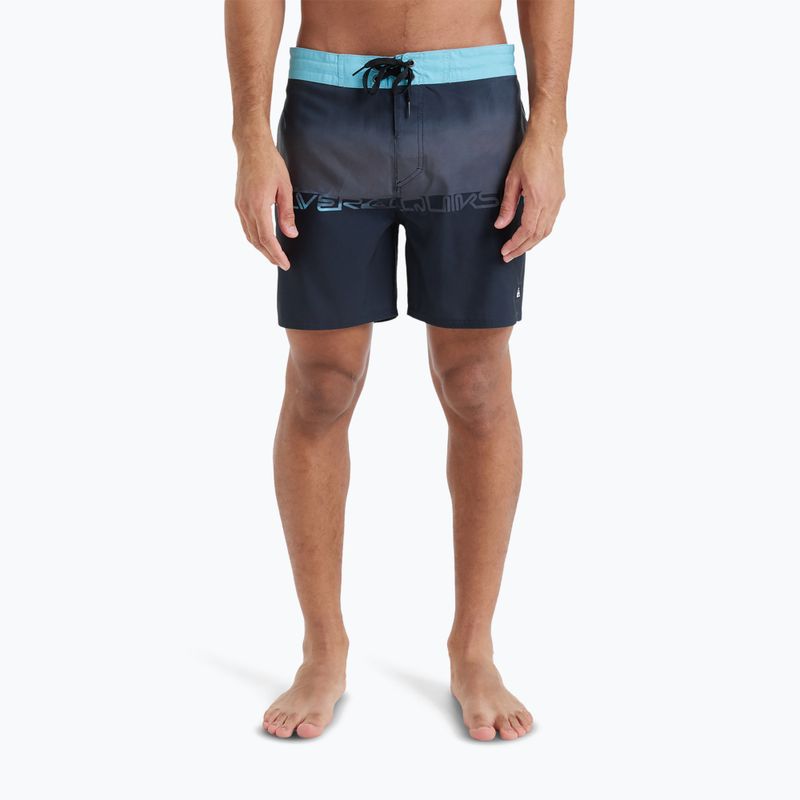 Шорти для плавання чоловічі Quiksilver Everyday Half Jam 16" black wordblock 3