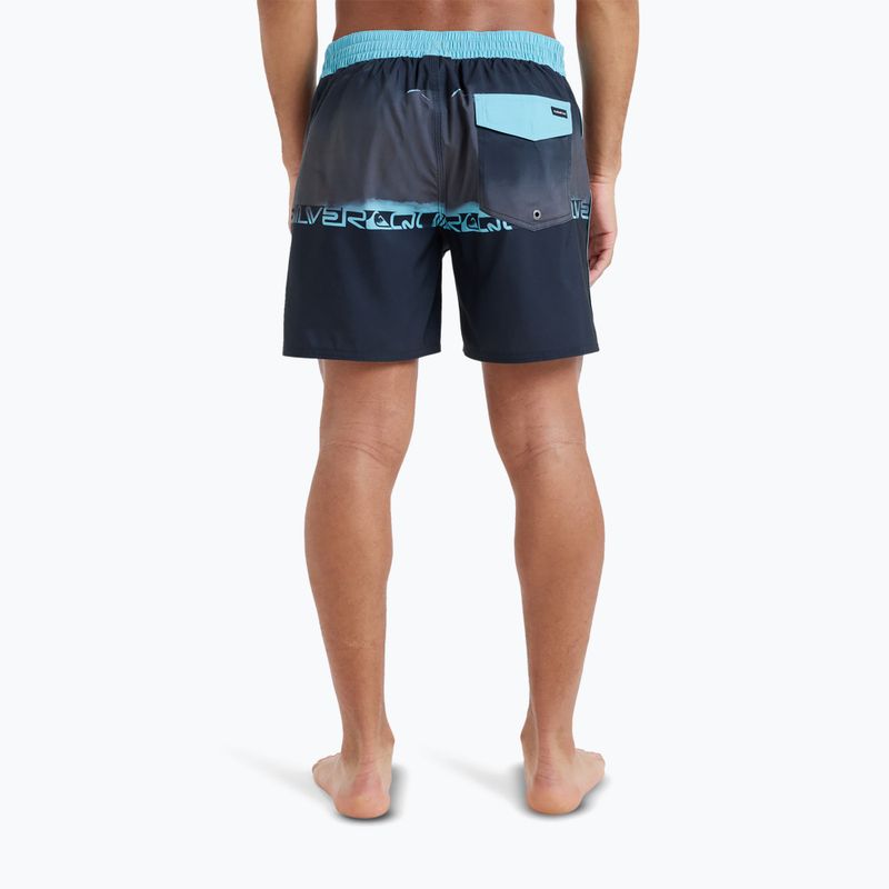 Шорти для плавання чоловічі Quiksilver Everyday Half Jam 16" black wordblock 5