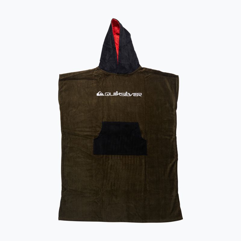 Quiksilver Толстовка з капюшоном Рушник виноградний лист ремісник пончо 3