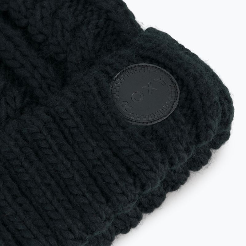 Шапка зимова жіноча ROXY Tram Beanie true black 3