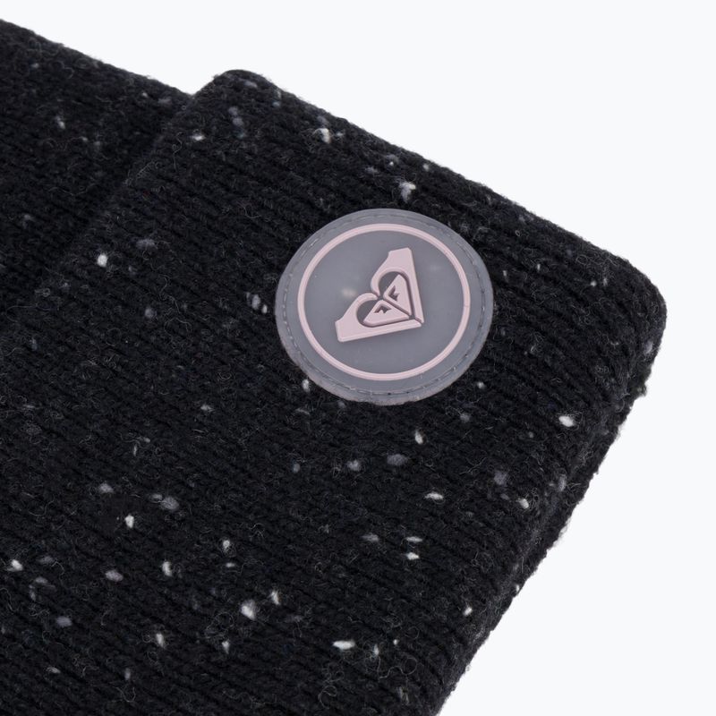 Шапка зимова жіноча ROXY Frozenlake Beanie true black 3