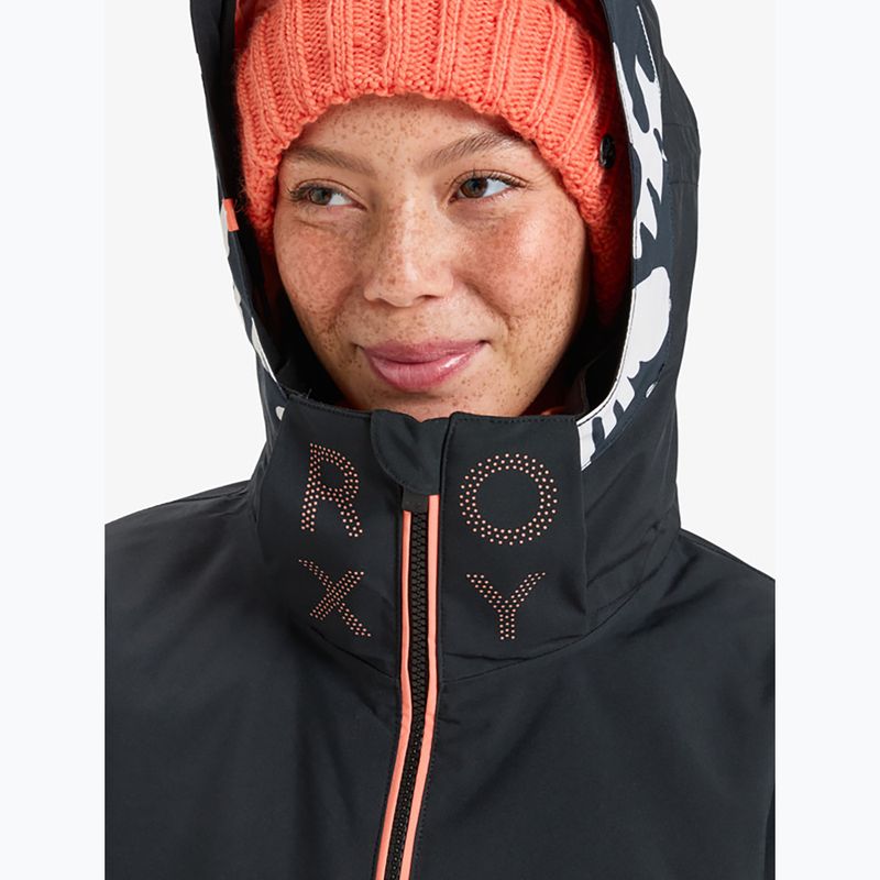 Куртка для сноуборду жіноча ROXY Free Jet true black/big flower 9