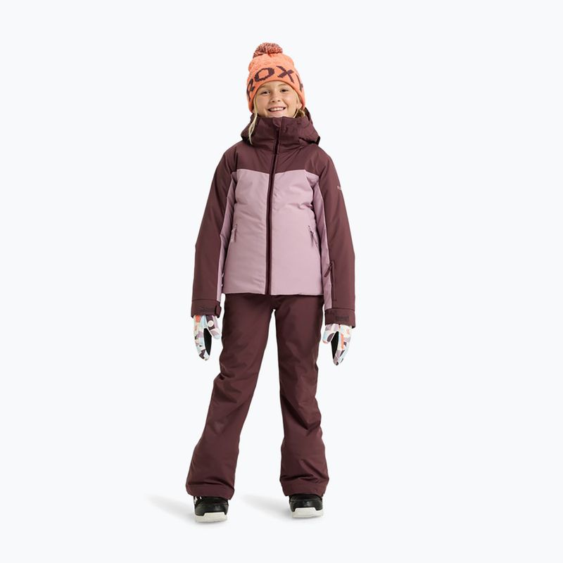 Куртка для сноуборду дитяча ROXY Free Jet Block discreet mauve 4