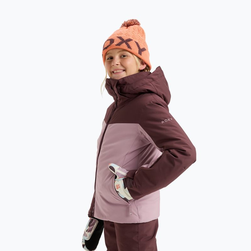 Куртка для сноуборду дитяча ROXY Free Jet Block discreet mauve 5