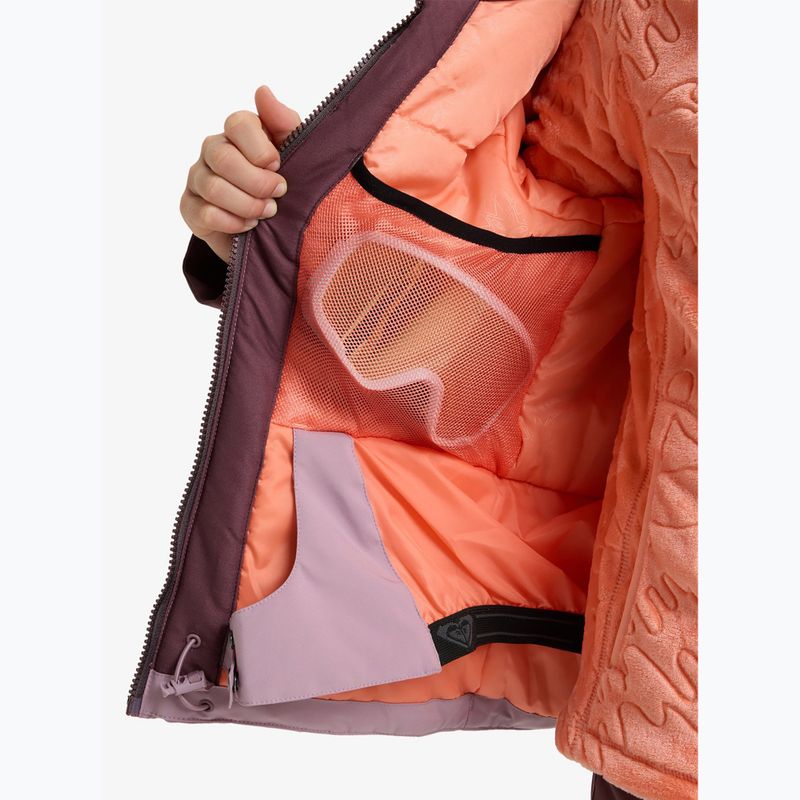Куртка для сноуборду дитяча ROXY Free Jet Block discreet mauve 11