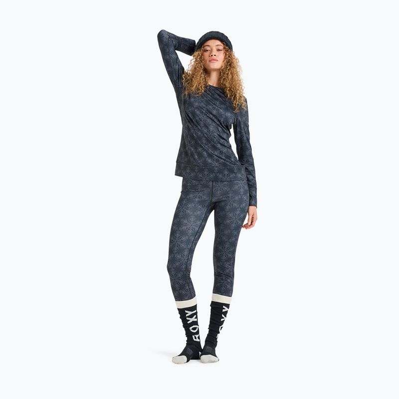 Штани термічні жіночі ROXY Daybreak Brushed true black/snowflakes 2