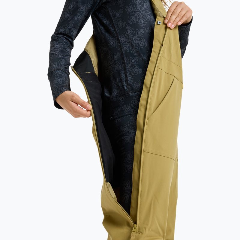 Жіночі сноубордичні штани ROXY Rideout Bib fennel seed 9