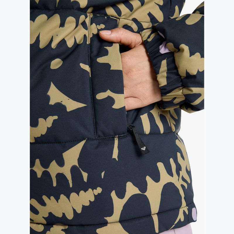 Куртка для сноуборду жіноча ROXY Snow Winter Rebel fennel seed/big flower 7