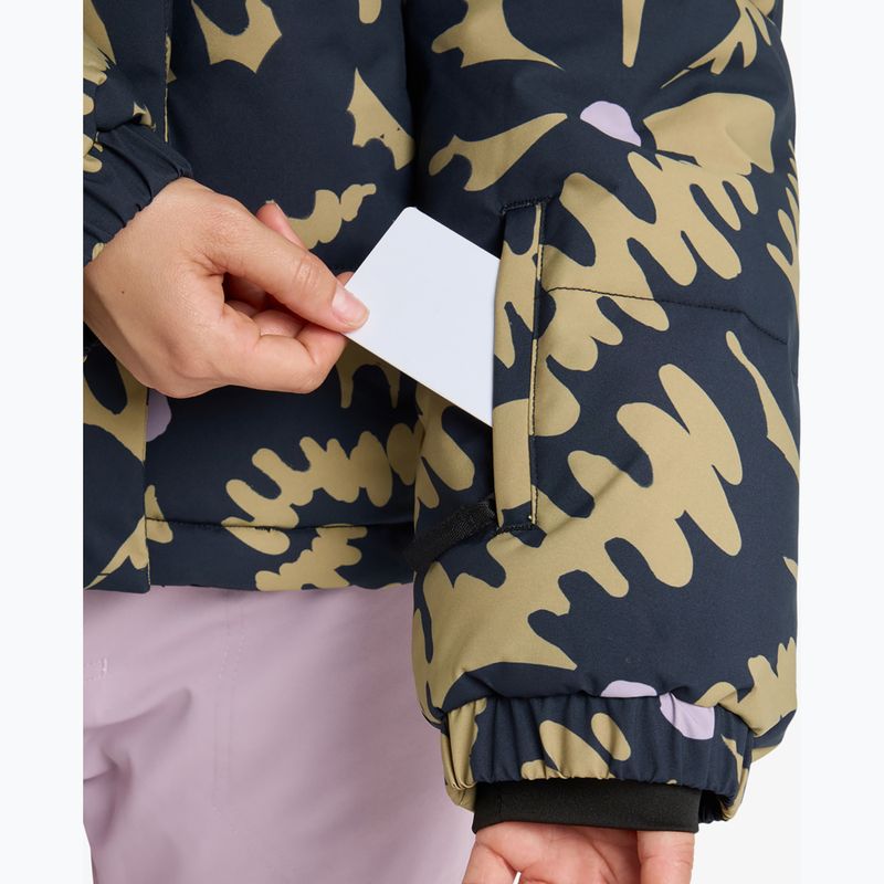 Куртка для сноуборду жіноча ROXY Snow Winter Rebel fennel seed/big flower 8