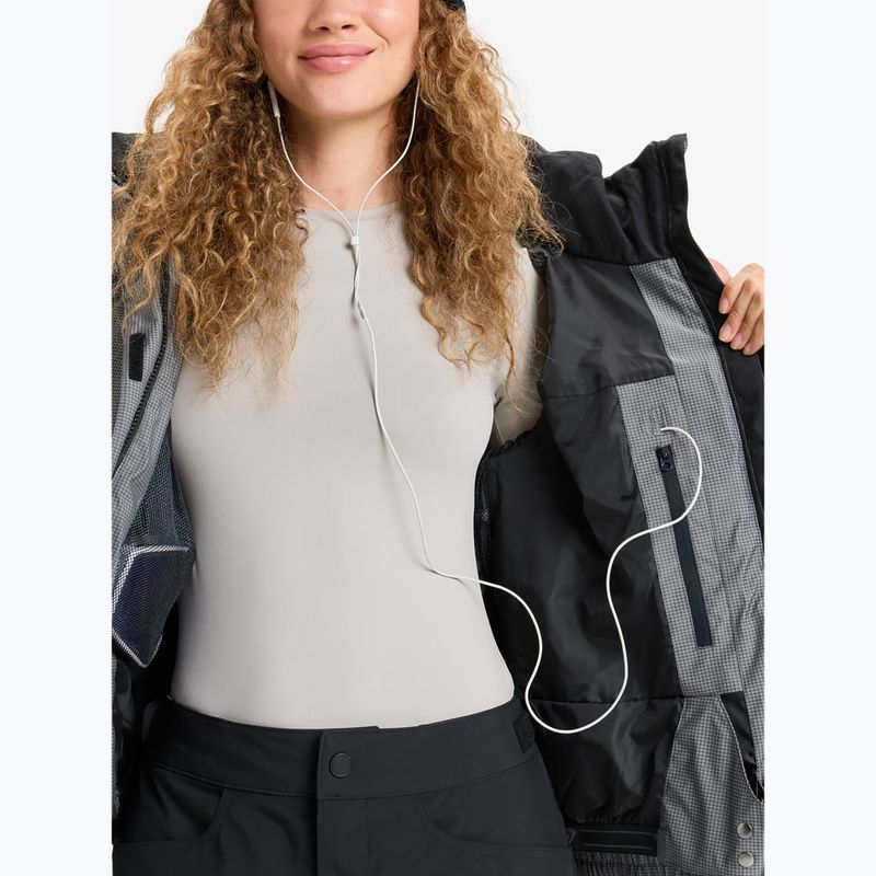 Жіноча куртка для сноуборду ROXY Snow Shimmer true black 11